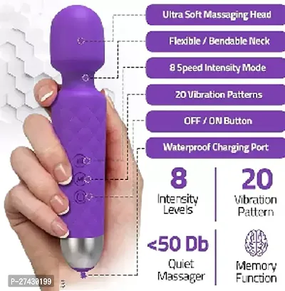 Personal Massager for Women | Full Body Electric Massager | 10 Vibration Speeds and Patterns-thumb0