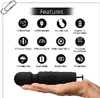 Waterproof Vibration Pain Relief Rechargeable Handheld Machine for Women, Multicolor-thumb1