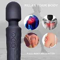 Cordless Full Body Massager Machine for Pain Relief, Handheld Back Massage Machine with Medical Grade Silicone, Fast Charging, 8 Speeds, 20 Modes-thumb1