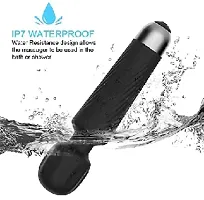 Rechargeable Body Massager for Women and Men/Handheld Waterproof Vibrate Wand Massage Machine with 20 Vibration Modes - 8 Speeds, Battery Powered, Full Body Massager-thumb1