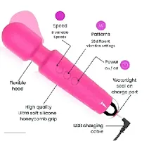 vibrator Magic wand Female sex toy Massager for Women with 20 Modes and 8 Speed of Vibration-thumb1