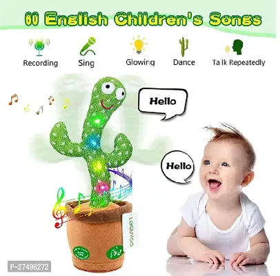NPN Dancing Cactus Toy Talking Singing Repeat 120 songs Green  (Green)-thumb0