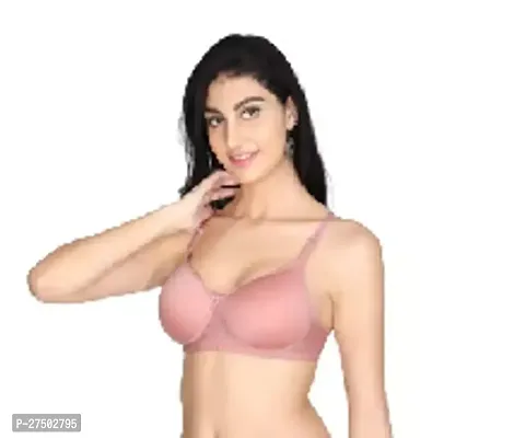 Women's Cotton Lightly Padded Full Coverage Non-Wired T-Shirt Bra Combo (Pack Of 2) Random colour will be sent-thumb0