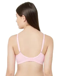 Mielosa Seamless Molded Cup Cotton Blend Lightly Padded Bralette Bra-thumb1