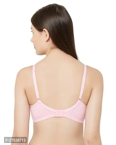 Mielosa Seamless Molded Cup Cotton Blend Lightly Padded Bralette Bra-thumb2