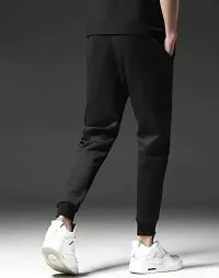 Classic Blended Solid Track Pants for Men-thumb1