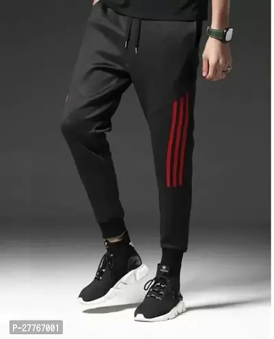 Classic Blended Solid Track Pants for Men