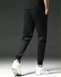 Classic Blended Solid Track Pants for Men-thumb1