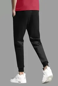 Classic Blended Solid Track Pants for Men-thumb1