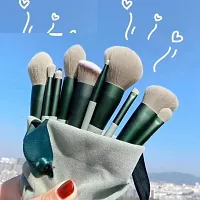 Professional Makeup Brush Set - 13 Piece Makeup Brushes for Eyeshadow, Powder, Blush, Foundation Brush Set with Portable Pouch-thumb1