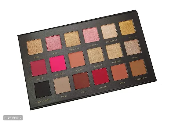 Rose Gold Edition Eyeshadow Palette - 18 Shades 5 g (Multicolor), Metallic Finish-thumb5