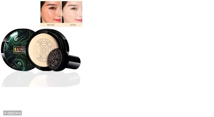 Sunisa Daily Makeup Beauty Air Cushion Mushroom BB  CC Cream Foundation Waterproof Foundation (Pack of 1)-thumb0