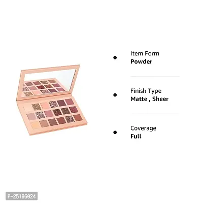 Nude Edition Eyeshadow Palette18 Multicolor Shimmery Matte Eyeshadows - (Pack of 1)-thumb5