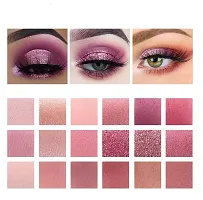 Nude Edition Eyeshadow Palette18 Multicolor Shimmery Matte Eyeshadow - (Pack of 1)-thumb2