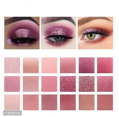 Nude Edition Eyeshadow Palette18 Multicolor Shimmery Matte Eyeshadow - (Pack of 1)-thumb3