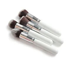 Makeup Brush Set of 10, Foundation Brush Powder Brush Eyeshadow All Brushes (White)-thumb2