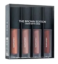 Groovs Liquid Brown Nude Edition Matte MinisLipstick, 6-ml - (Pack of 4)-thumb4