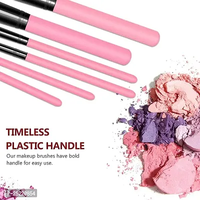 Professional Luxury Makeup Brush Set with Storage Box - 12 Piece Pink Brushes-thumb3