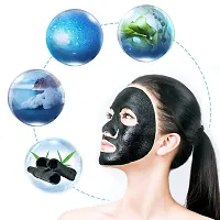 Charcoal Oil Control Anti-Acne Deep Cleansing Blackhead Remover Black Cream Peel Off Mask-thumb3