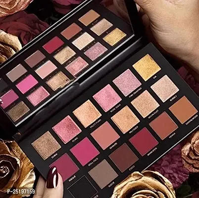 Rose Gold Edition Eyeshadow Palette - 18 Shades (Multicolor), Metallic Finish-thumb2