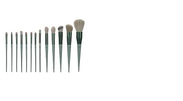 Makeup Brush Set - 13 Piece Makeup Brushes for Eyeshadow, Powder, Blush, Foundation Blending Brush Set with Portable Pouch Fix+ Brushes-thumb1