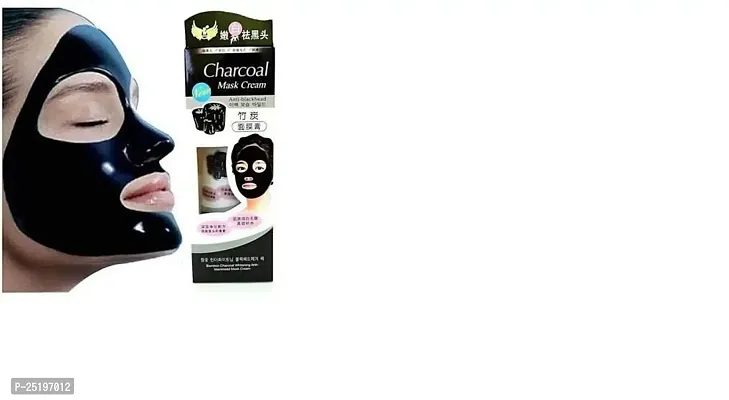 Charcoal Oil Control Anti-Acne Deep Cleansing Blackhead Remover Black Cream Peel Off Mask
