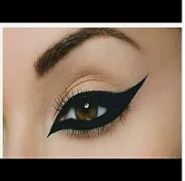 2 in 1 Music Flower Gel Eyeliner Kajal Black  Brown Waterproof  Smudge Proof, 24 Hour Long Lasting (Set of 2)-thumb3