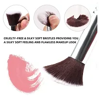 Makeup Brush Set of 10, Foundation Brush Powder Brush Eyeshadow Brushes (White)-thumb3