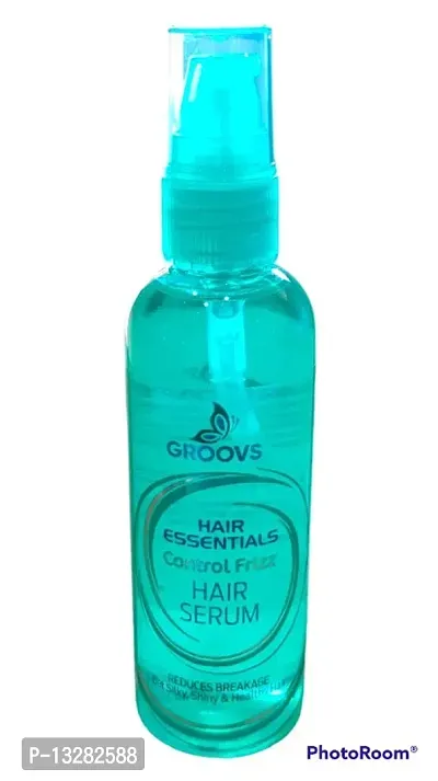 Groovs Professional Hair Serum For Women  Men Vitamin E For Gorgeous  Shiny Hair | Helps In Everyday Styling | Adds Shine To Hair, 100 Ml-thumb0