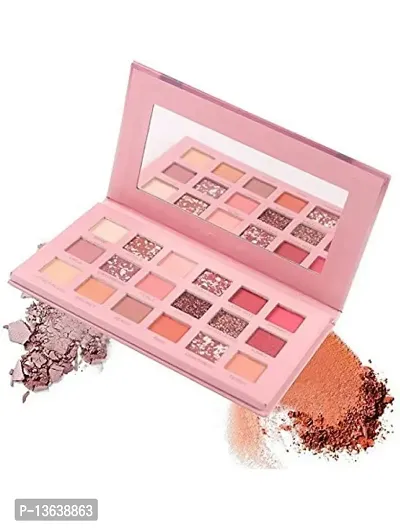 The Nude Palette (18 Shades) Eyeshadow Palette Shimmer and Matte Shades Eyeshadow-thumb0