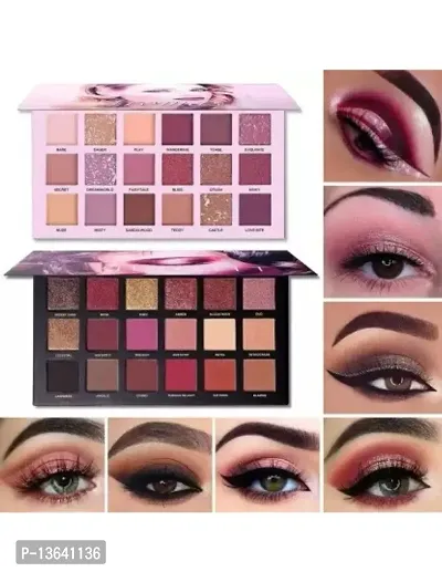 Nude  Rose Gold Palette (18 Shades) Eyeshadow Palette Shimmer and Matte Shades Eyeshadow