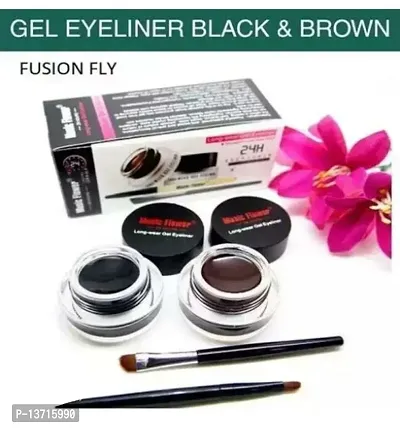 Music Flower Gel Eyeliner, Black 01, Brown 01, Glossy Finish-thumb0
