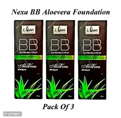 Nexa BB Aloe Vera Foundation Cream (40gm), Pack Of 3