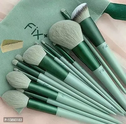 Professional Fix 13Pcs Makeup Brush Set With Soft Fluffy Pouch Cosmetic Makeup Brush Set Of 13Pcs Makeup Brush Sets-thumb0