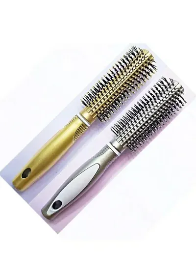 Hot Selling Hair Styling Roller Comb / Styling Round Hair Brush Pack of 2