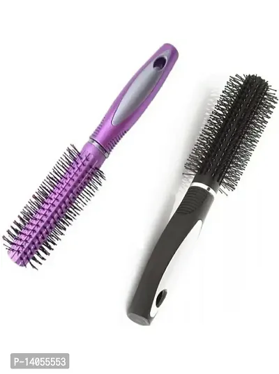 Hair Styling Roller Comb For Men And Women / Round Hair Brush (Pack of 2 pcs)