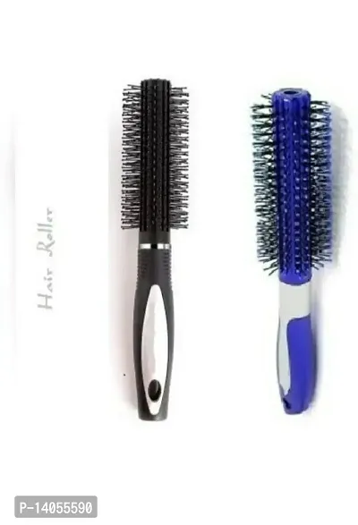 Hair Styling Roller Comb For Men And Women / Round Hair Brush (Pack of 2 pcs)