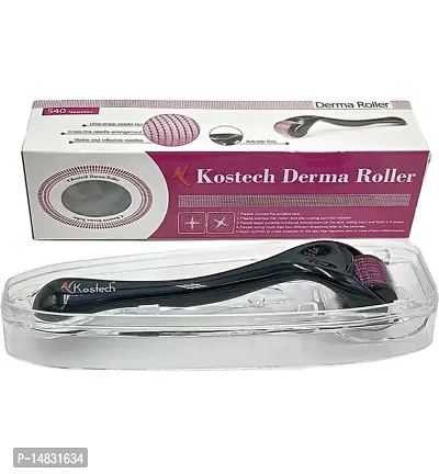 Derma Roller 540 Titanium Micro-Needles for Skin Care I Hair  Beard Growth I Anti-aging I Acne Scars Removal I Men  Women.