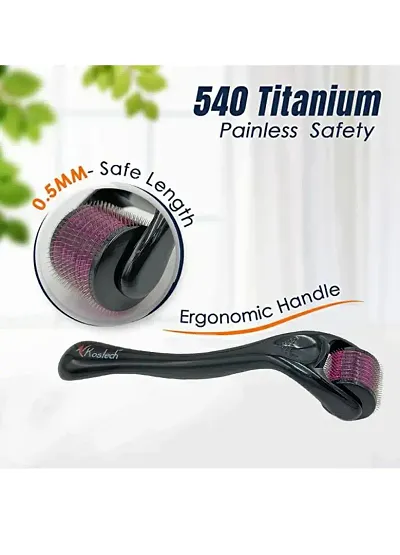 Derma Roller With 540 Titanium Alloy Needles