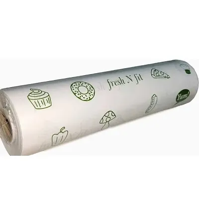 Food Wrapping Butter Paper, 11 x 20 Metres | Wrap Roti, bakery items, burgers, pizza etc. | Certified Food Grade | Non Sticky | Microwave Safe | Refrigerable | 100% Hygienic