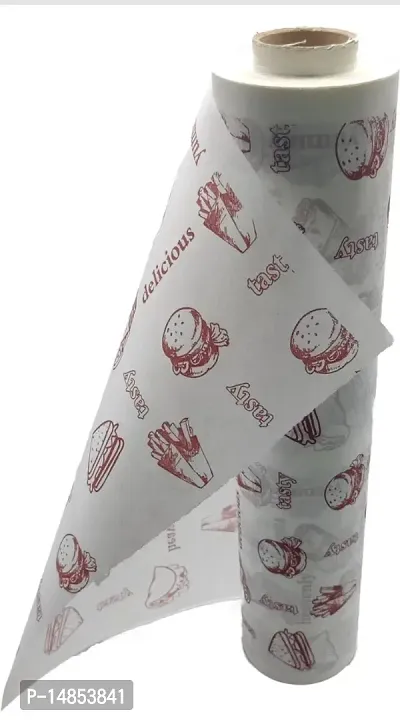 Food Wrapping Butter Paper | Wrap Roti, bakery items, burgers, pizza etc. | Certified Food Grade | Non Sticky | Microwave Safe | Refrigerable | 100% Hygienic