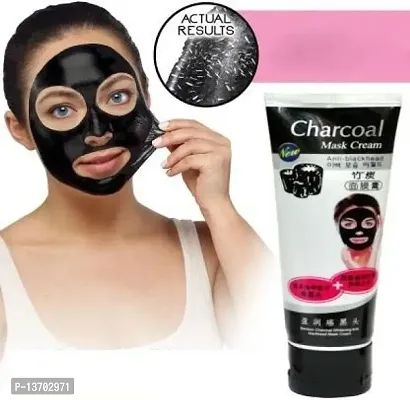 Charcoal Anti-Blackhead , Deep Cleansing, Purifying Peel Off Mask - (Pack of 2)-thumb0