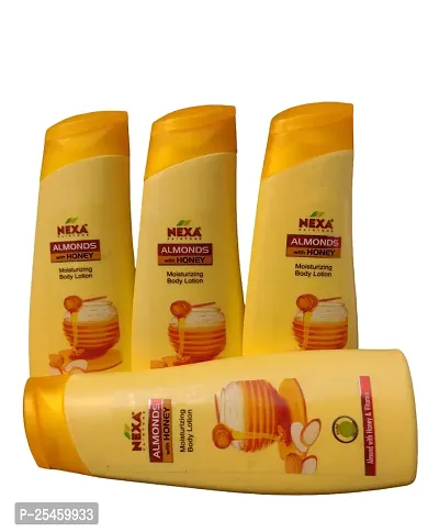 Nexa Honey  Almonds Advanced Nourishing Pack Of 4 Body Lotion (100ML X 4) 400 Ml