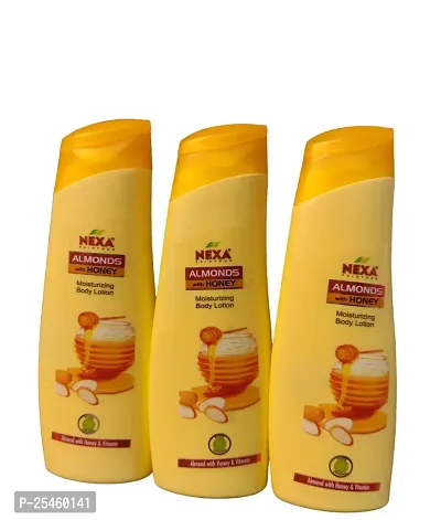 Nexa Honey  Almonds Advanced Nourishing Pack Of 3  Body Lotion (100ML X 3) 200 Ml