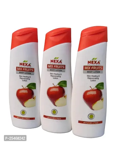 Nexa  mix fruit  Advanced Nourishing Pack Of 3 Body Lotion (100ML X 3) 300 Ml