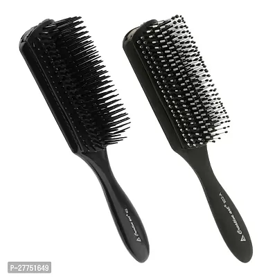 Black Salon Adjustable Anti-Static Hairdressing Hair Styling Comb Brush