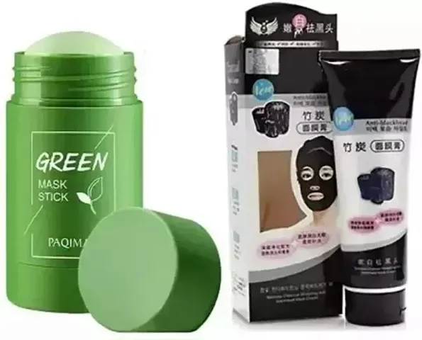 Skin Purifying Green Tea Stick Mask With Skin Care Essential Combo