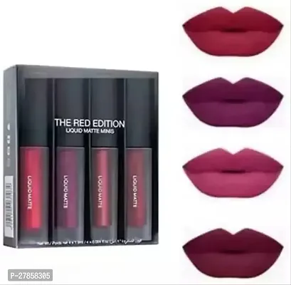 The Red Edition 4 Mini Lipstick ( Set Of 4 Pcs )-thumb0
