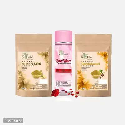 100g+100g  powder+Rose water_120ml+Multani mitti1 combo FaceSkin 100% Natural(320gm)