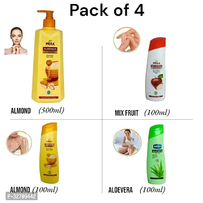 MULTIPLE FLAVOUR BODY LOTION 500ML , 100ML , 100ML , 20ML